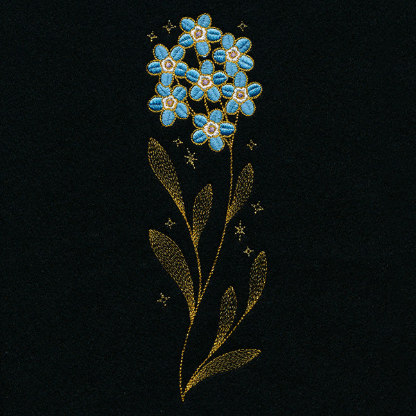 Gilded Forget-Me-Not Border - Image 7