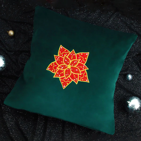 Gilded & Glam Christmas Poinsettia (Applique) - Image 6