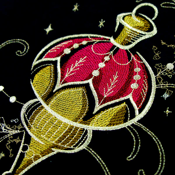 Gilded Mirage Ornament - Image 2