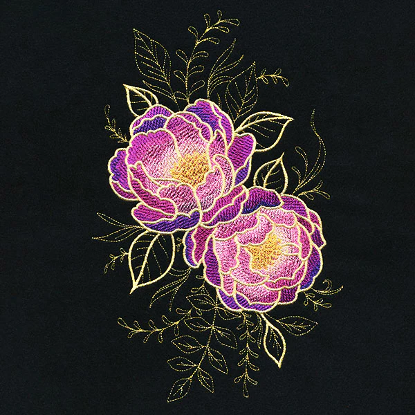 Gilded Peony Spray - Image 6