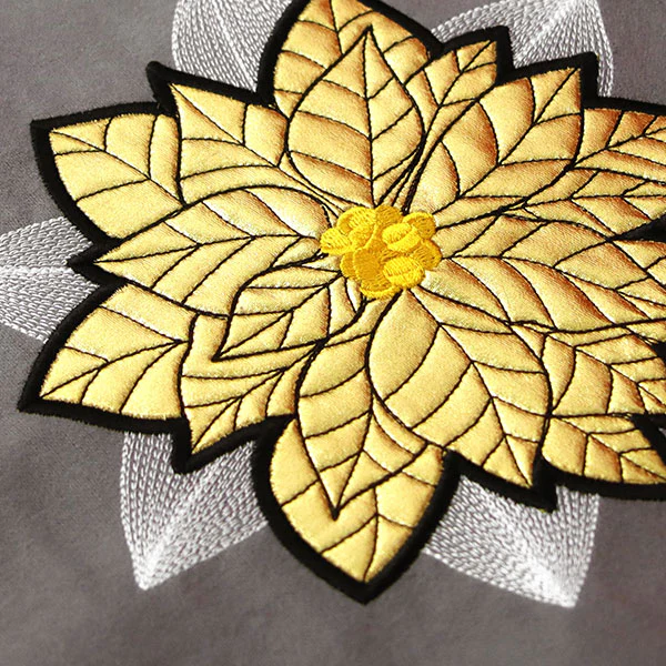 Gilded Poinsettia (Applique) - Image 2