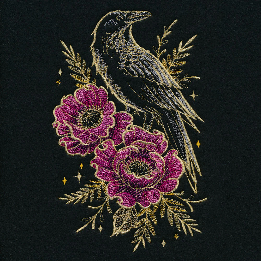 Gilded Raven in Bloom - Image 4