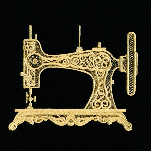 Gilded Sewing Machine - Image 10