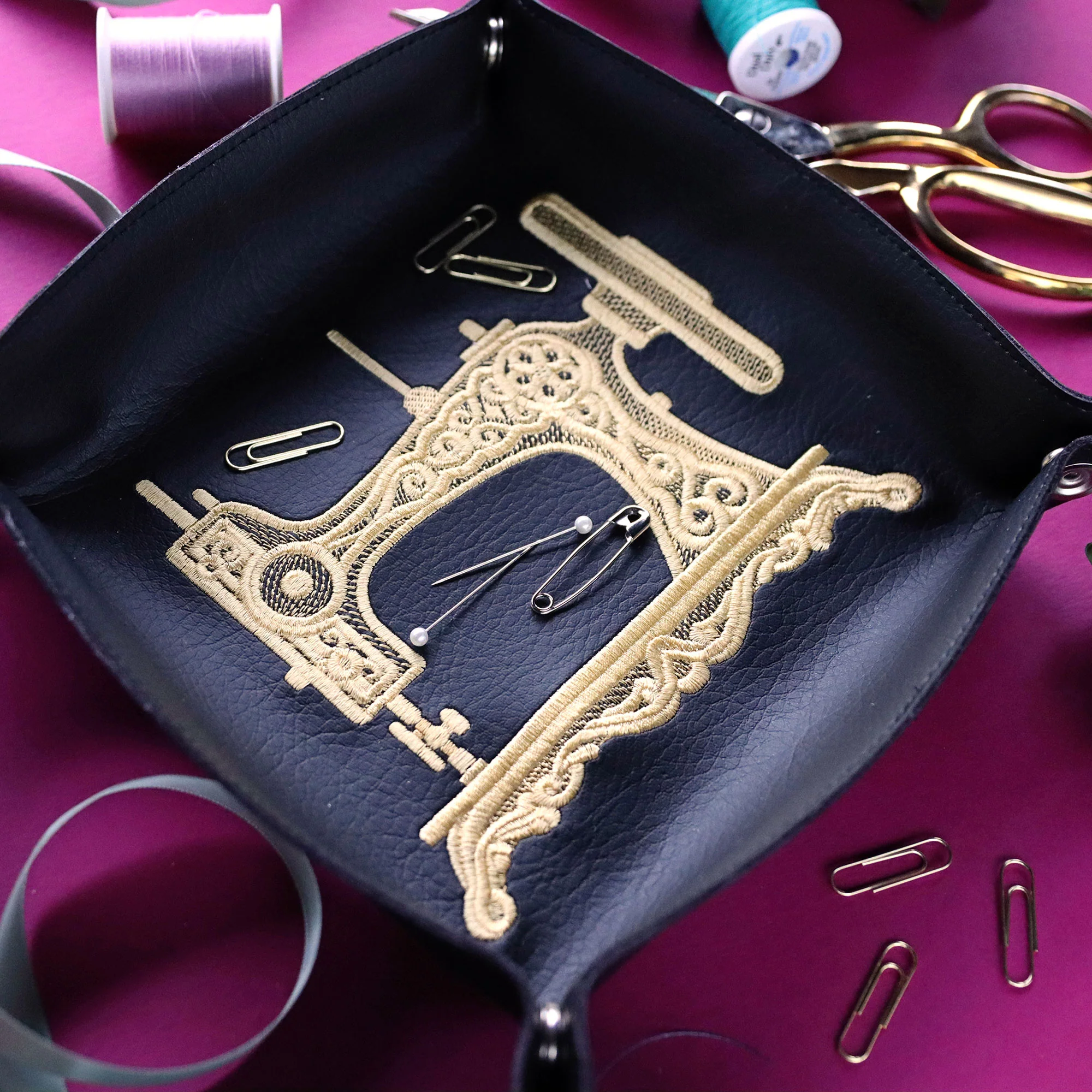 Gilded Sewing Machine - Image 6