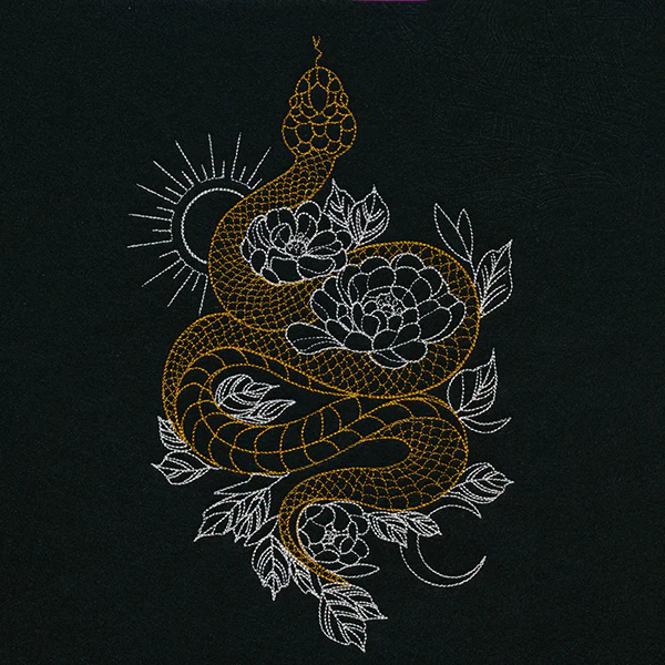 Gilded Snake in Blooms - Image 6