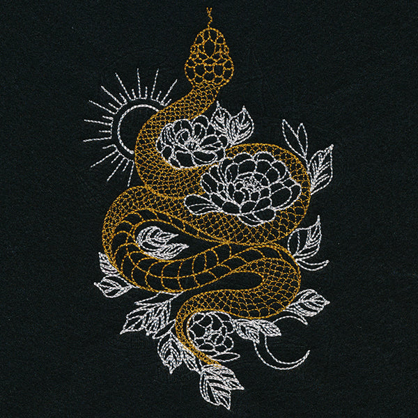 Gilded Snake in Blooms - Image 7