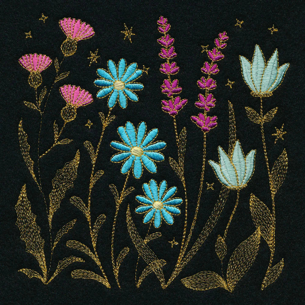 Gilded Wildflower Square - Image 5