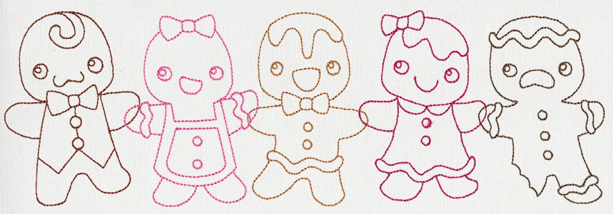 Gingerbread Kids Border - Image 5