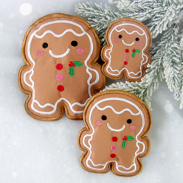 Gingerbread Man Handwarmer (In-the-Hoop) - Image 5