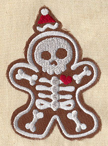 Gingerbread Skeleton (Applique) - Image 2