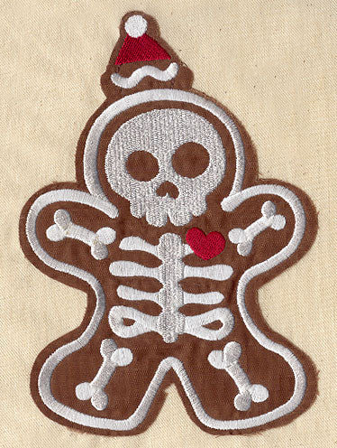 Gingerbread Skeleton (Applique) - Image 3