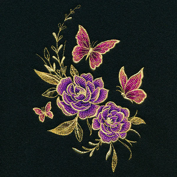 Glimmering Garden - Butterflies and Peonies - Image 7