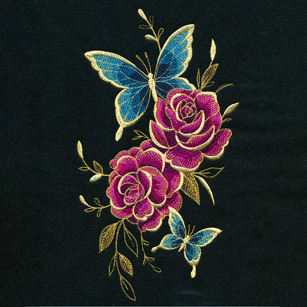 Glimmering Garden - Butterflies and Roses - Image 5