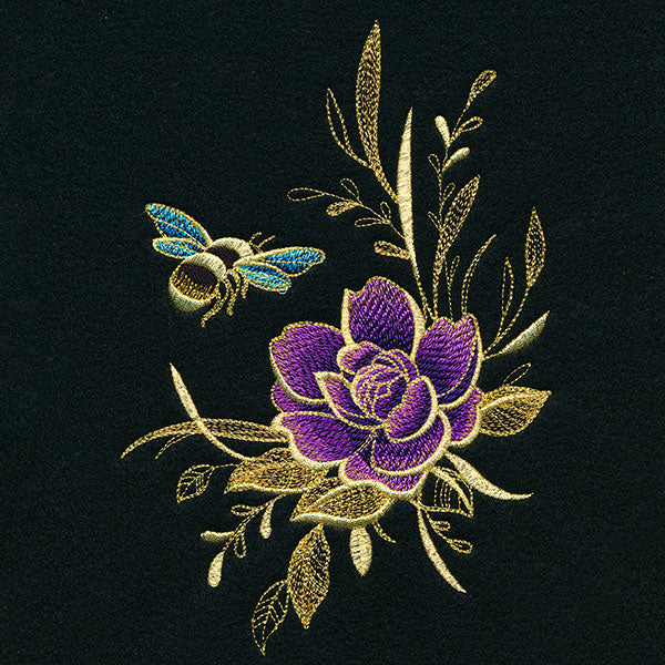 Glimmering Garden - Honeybee and Rose - Image 5