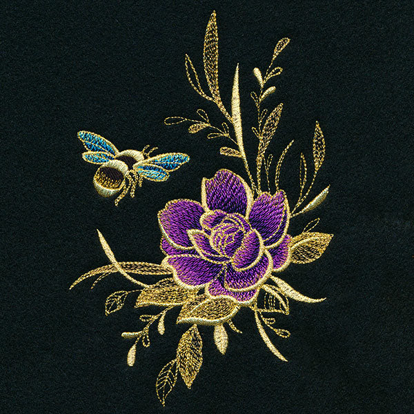 Glimmering Garden - Honeybee and Rose - Image 7