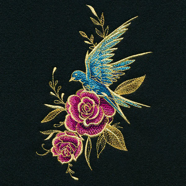 Glimmering Garden - Swallow and Roses - Image 7