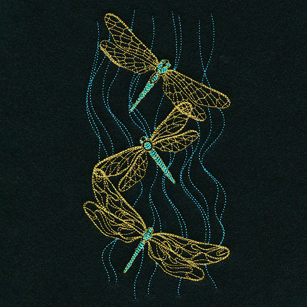 Glistening Dragonfly Trio - Image 5