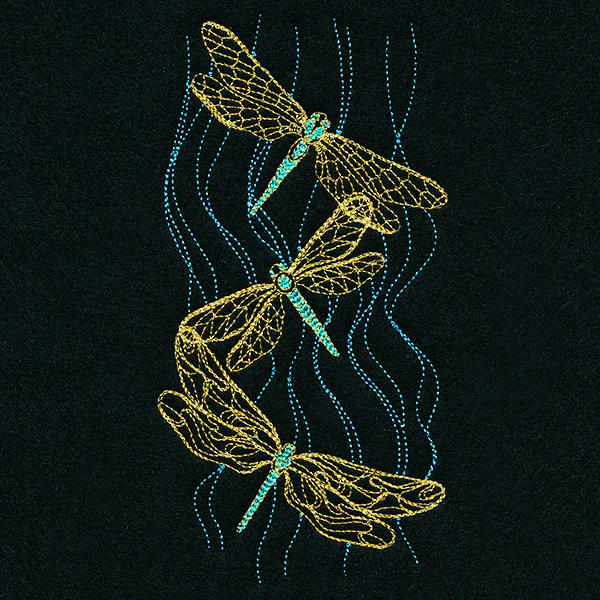 Glistening Dragonfly Trio - Image 7