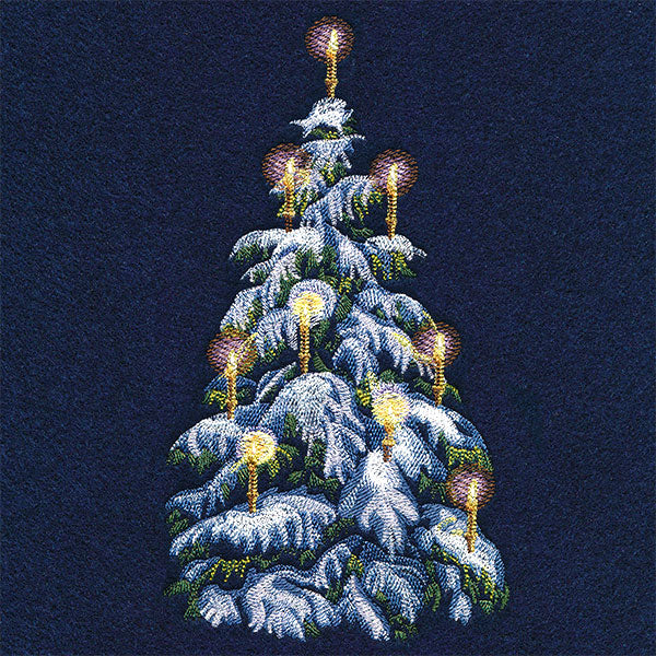 Glowing Candlelit Tree - Image 3