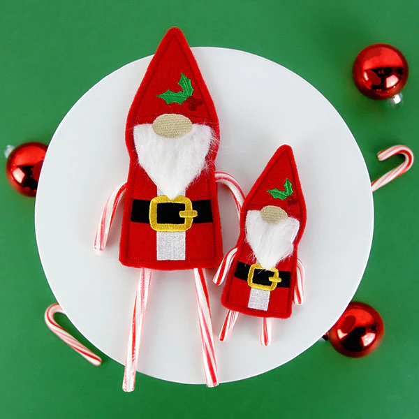 Gnome Double Candy Cane Holder (In-the-Hoop) - Image 9