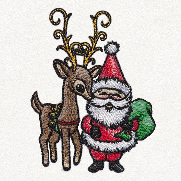 Gnome Santa with Reindeer - Image 7