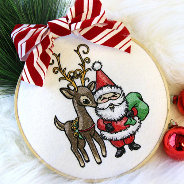 Gnome Santa with Reindeer - Image 8