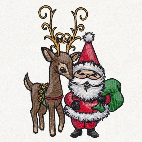 Gnome Santa with Reindeer - Image 9