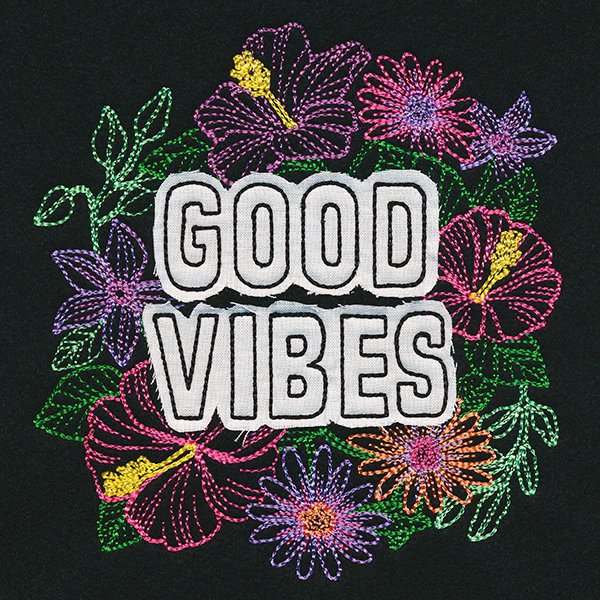 Good Vibes (Trim-Away Applique) - Image 2