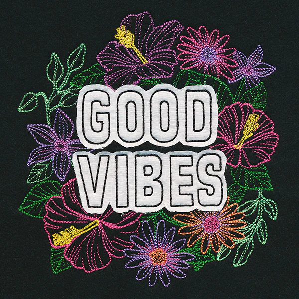 Good Vibes (Trim-Away Applique) - Image 4