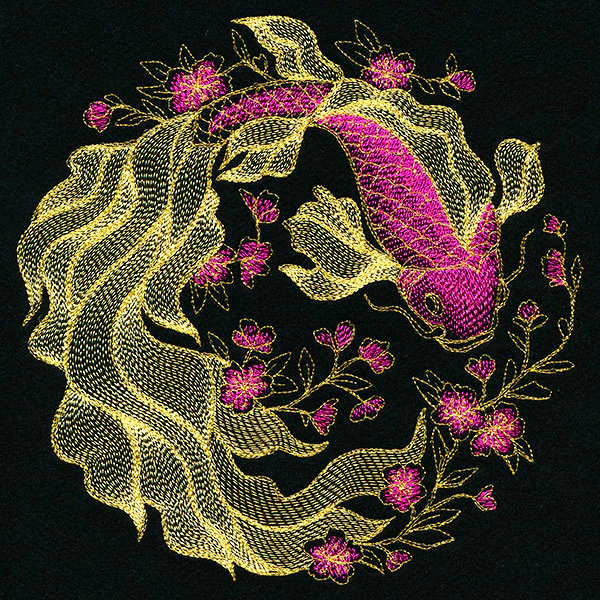 Graceful Koi