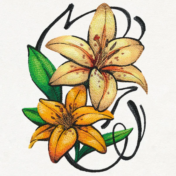 Graffiti Glam Lilies - Image 2