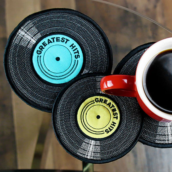 Greatest Hits Record Trivet (In-the-Hoop) - Image 5