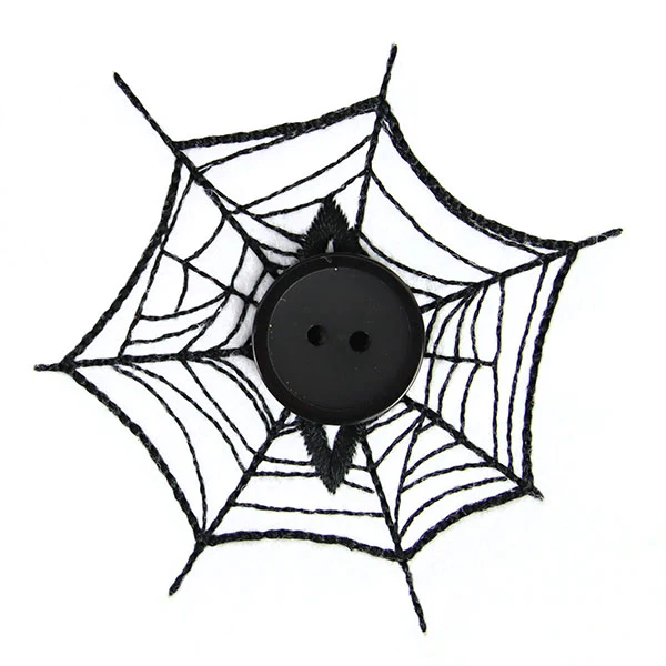 Halloween Buttonhole - Spiderweb - Image 6