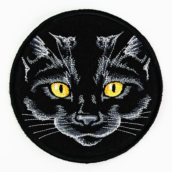 Halloween Coasters - Black Cat (In-the-Hoop)