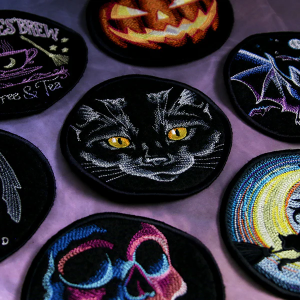Halloween Coasters - Black Cat (In-the-Hoop) - Image 2