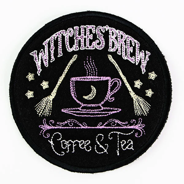 Halloween Coasters - Witches' Brew (In-the-Hoop)