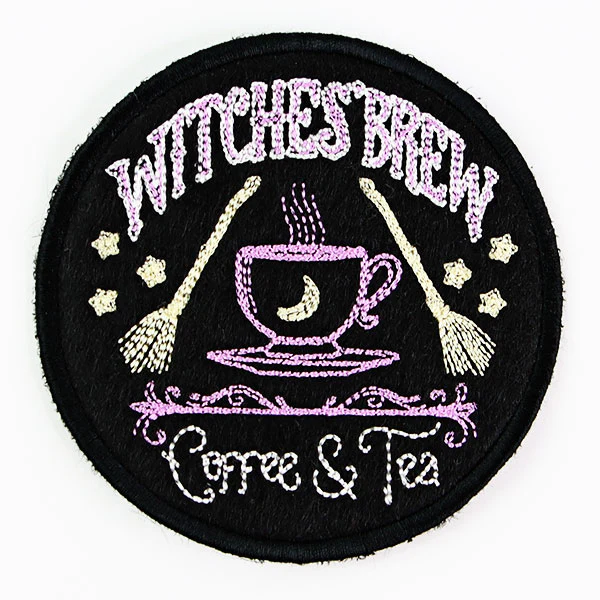 Halloween Coasters - Witches' Brew (In-the-Hoop) - Image 3