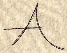 Handwriting Letter A - Uppercase - Image 4