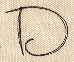 Handwriting Letter D - Uppercase - Image 2