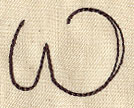Handwriting Letter W - Lowercase - Image 4