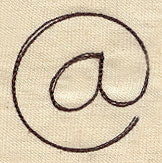 Handwriting Punctuation - At Sign - Image 4