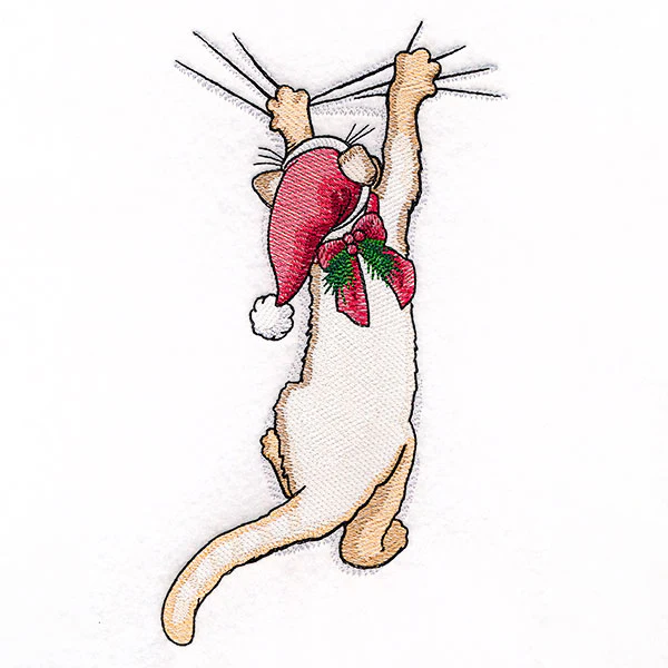 Hang in There Christmas Kitten - Image 3