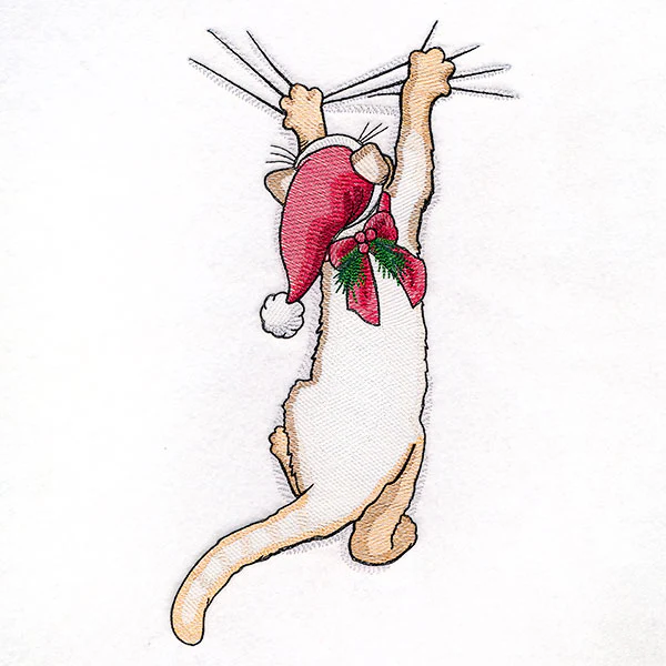 Hang in There Christmas Kitten - Image 9
