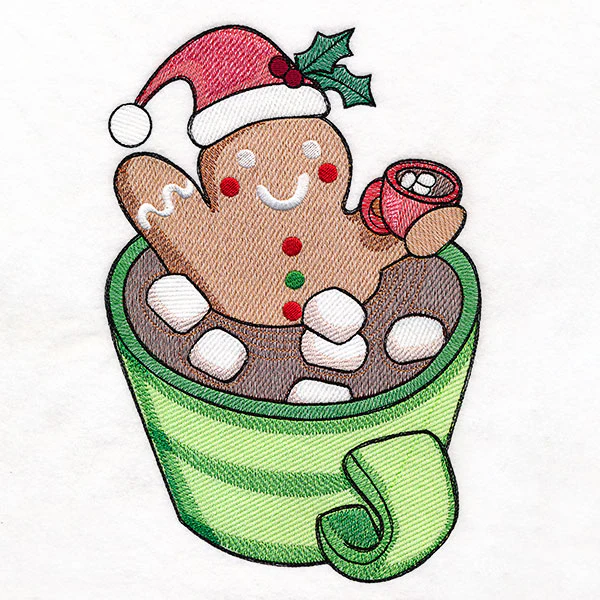 Hangin' Out Hot Cocoa Gingerbread Man - Image 7