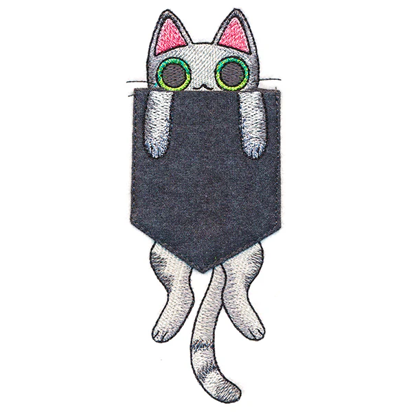 Hanging Out Kitty Pocket - Image 4