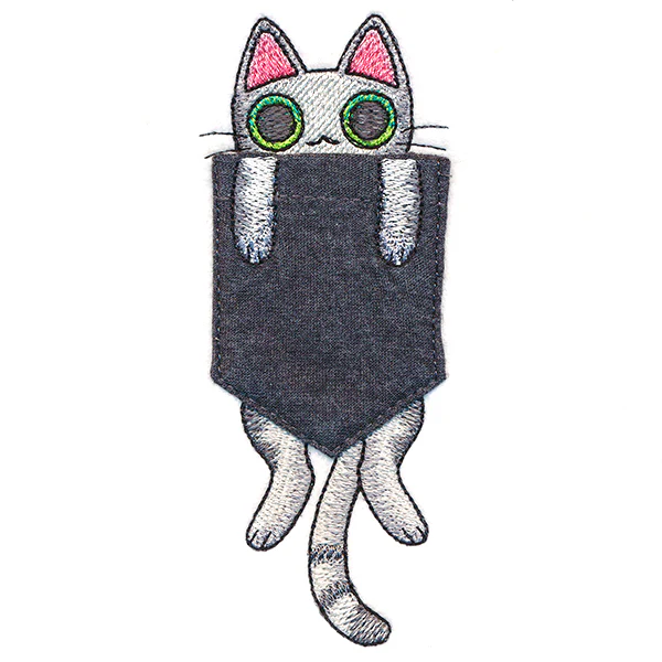 Hanging Out Kitty Pocket - Image 6