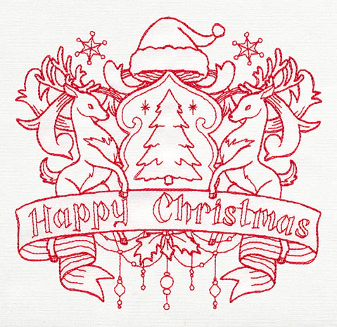 Happy Christmas Crest