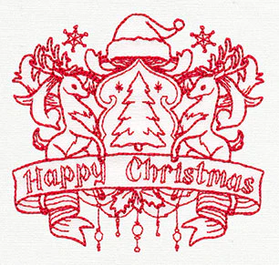 Happy Christmas Crest - Image 3
