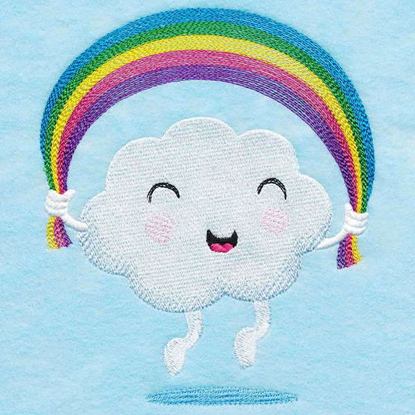 Happy Day Cloud with Rainbow - Image 2