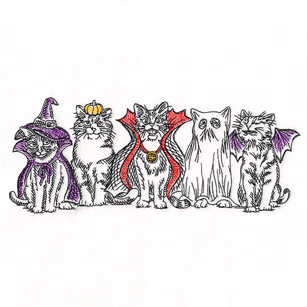Happy Meow-lloween Cat Border - Image 3